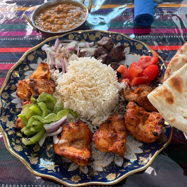 Combination Kabob Platter.