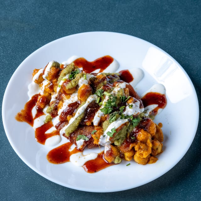 Alu Tikki Chaat.