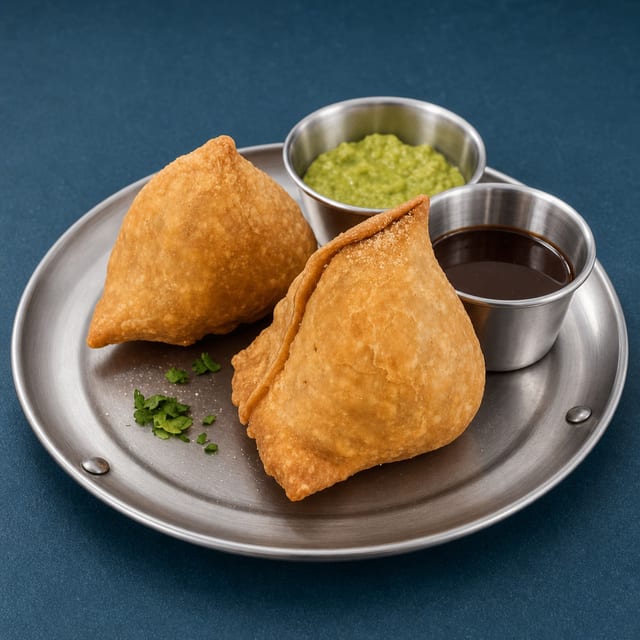 Vegetable Samosa.
