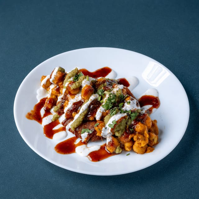 Alu Tikki Chaat.