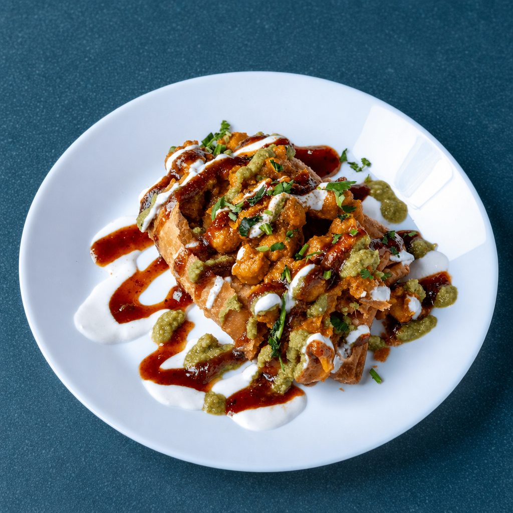 Samosa Chaat.
