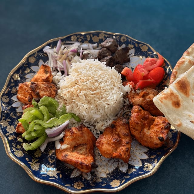 Combination Kabob Platter.